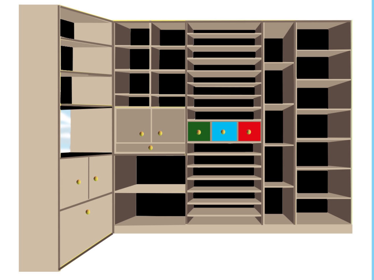 Projet de dressing salle 2