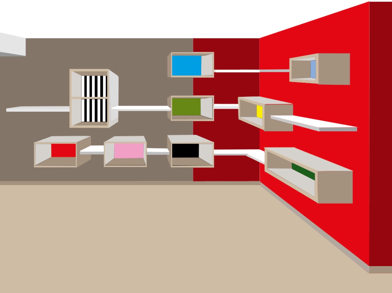 Projet de dressing  salle 1
